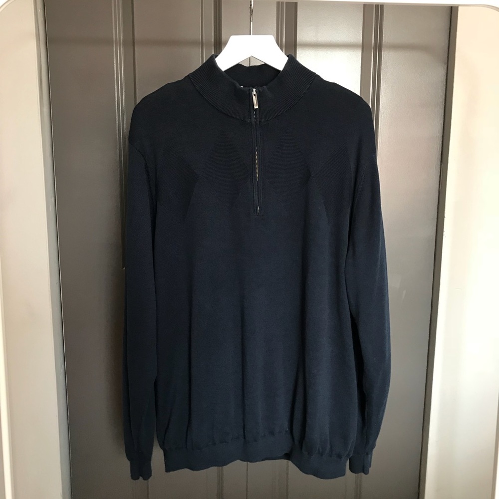Ashworth wind sweater golf pullover 1/4 zip XL - Picture 2 of 6
